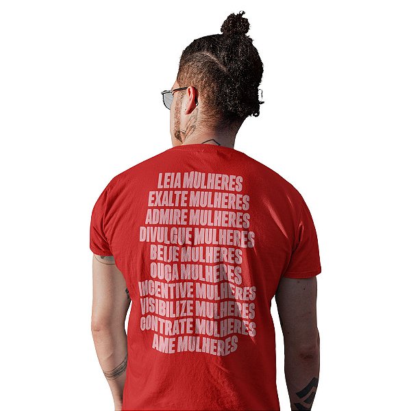 Leia Mulheres - SÓ COSTAS - Camiseta Basicona Unissex