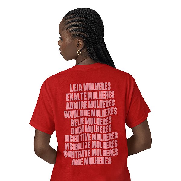Leia Mulheres - SÓ COSTAS - Camiseta Basicona Unissex