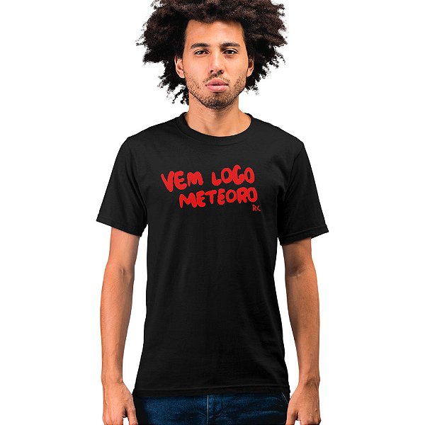 Vem Logo Meteoro - Camiseta Basicona Unissex