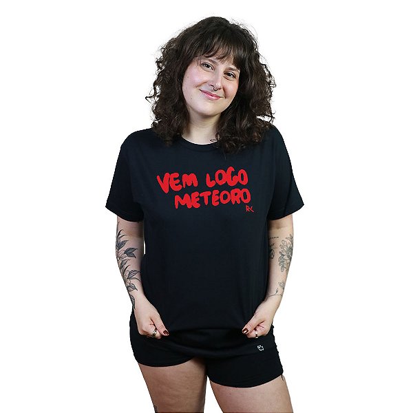 Vem Logo Meteoro - Camiseta Basicona Unissex