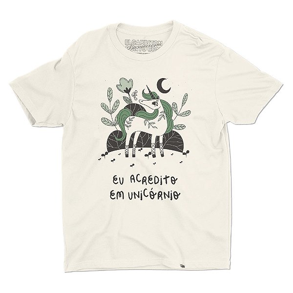Eu Acredito em Unicórnio - Camiseta Basicona Unissex