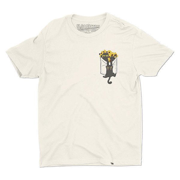 Gatinhos Pretos - Camiseta Basicona Unissex