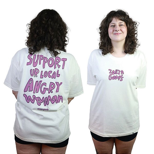 Support ur Local - FRENTE e COSTAS - Camiseta Oversized Unissex