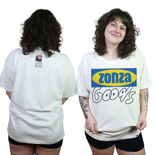 Zonza Goods - FRENTE e COSTAS - Camiseta Oversized Unissex