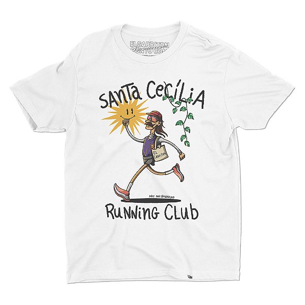 Santa Cecília Running Club - Camiseta Basicona Unissex