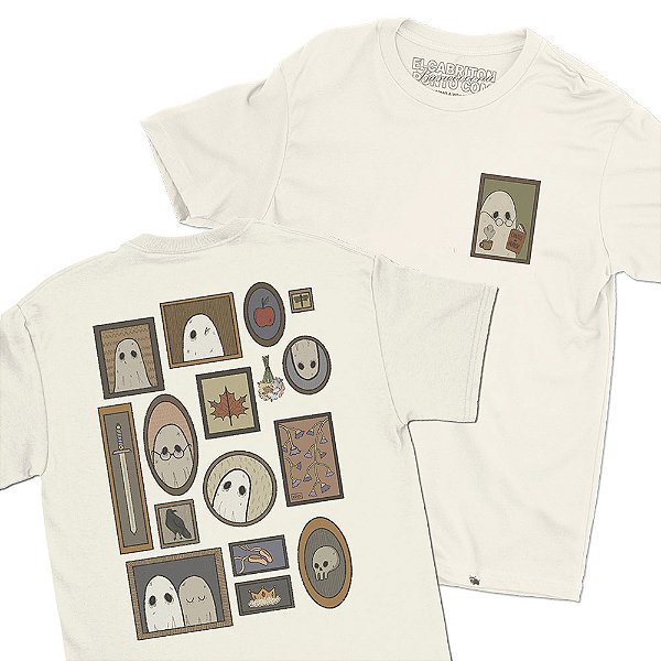 Galeria Fantasma - FRENTE e COSTAS - Camiseta Basicona Unissex