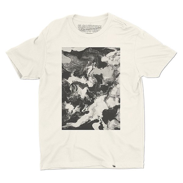 Abstrato P&B de Isabela Castro - Camiseta Basicona Unissex