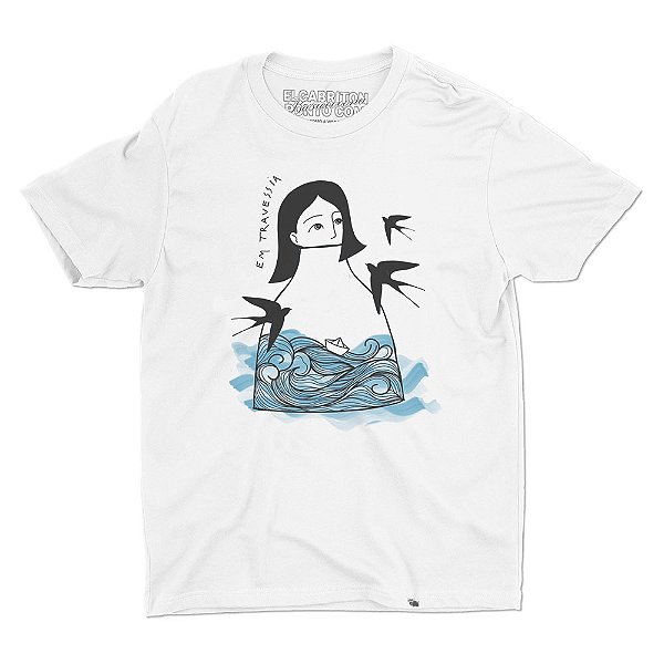 Travessia de Ana Ricciardi  - Camiseta Basicona Unissex