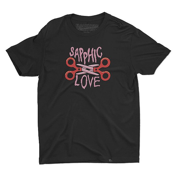 Sapphic Love - Camiseta Basicona Unissex