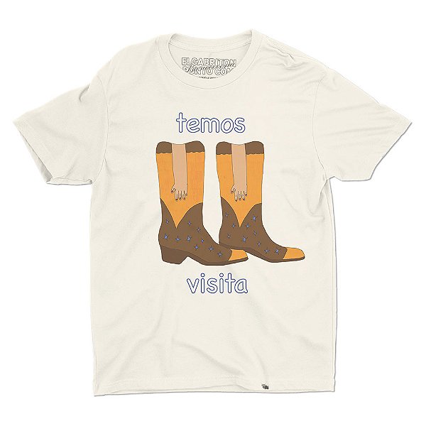 Temos Visita de Sabrina Kamenetz - Camiseta Basicona Unissex