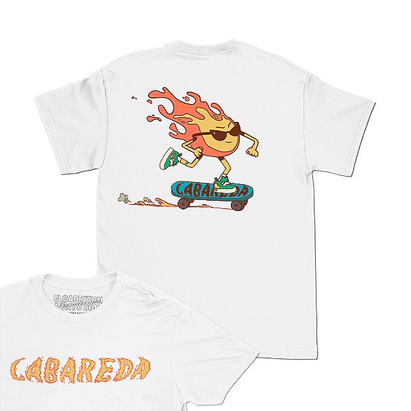 Labareda - FRENTE e COSTAS - Camiseta Basicona Unissex