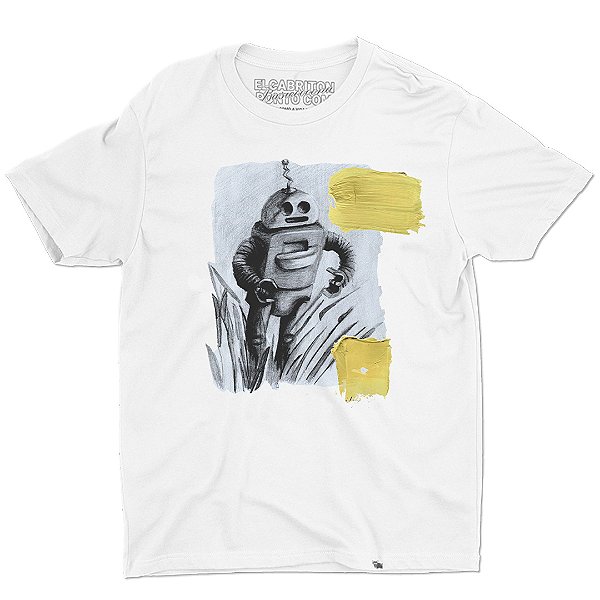 Robô Abandonado - Camiseta Basicona Unissex