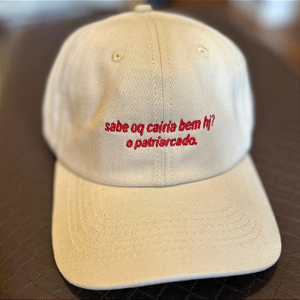 sabe oq cairia bem hj? - Boné Bordado