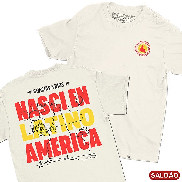 Graças a Dios - FRENTE e COSTAS - Camiseta Basicona Unissex-Saldão