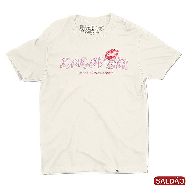 Lolover - Camiseta Basicona Unissex-Saldão