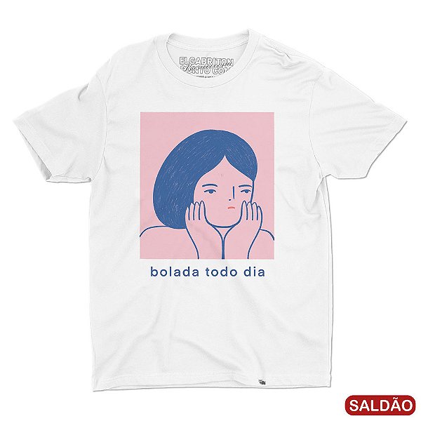 Bolada Todo Dia - Camiseta Basicona Unissex-Saldão