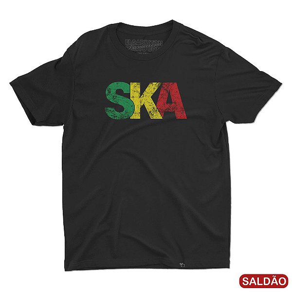 SKA - Camiseta Basicona Unissex-Saldão