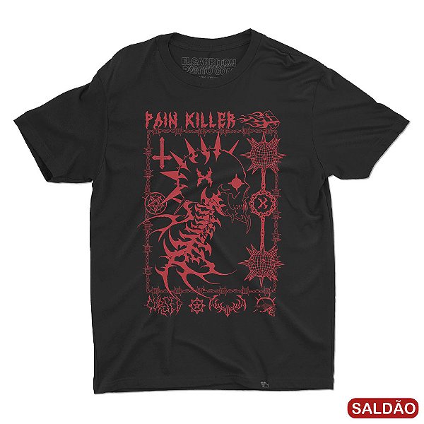 Pain Killer de Nebuladen - Camiseta Basicona Unissex-Saldão