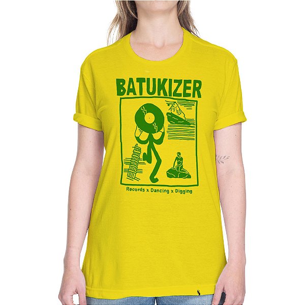 Batukizer Records - Camiseta Basicona Unissex