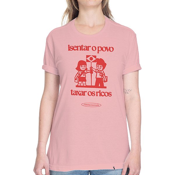 Isentar o Povo - Camiseta Basicona Unissex