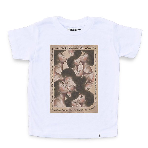 Fé nas Pretas - AZMINA 25 - Camiseta Clássica Infantil