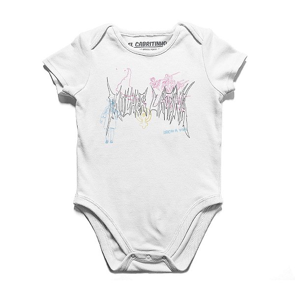 Mulher Latina de Fernanda Varella - AZMINA 25 - Body Infantil