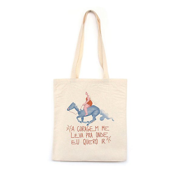 A Coragem me Leva de Barbara Tristão - AZMINA 25 - Bolsa de Lona