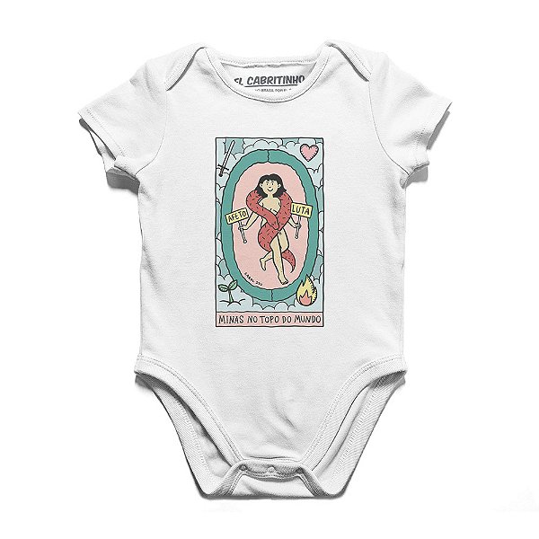 Minas no Topo do Mundo - AZMINA 25 - Body Infantil