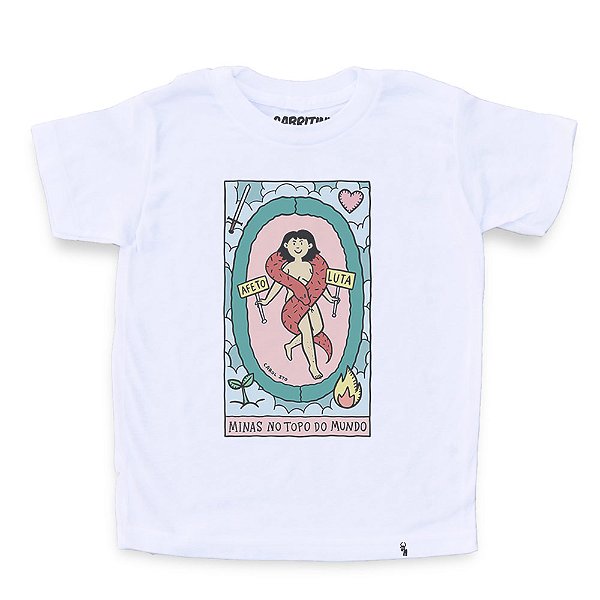 Minas no Topo do Mundo - AZMINA 25 - Camiseta Clássica Infantil