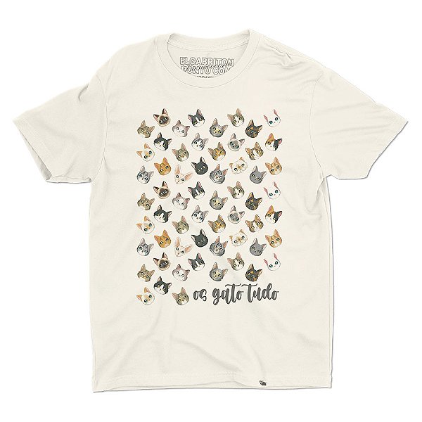 Os Gato Tudo - Camiseta Basicona Unissex