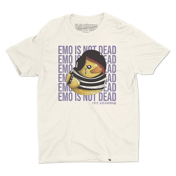 Emo is Not Dead - Camiseta Basicona Unissex