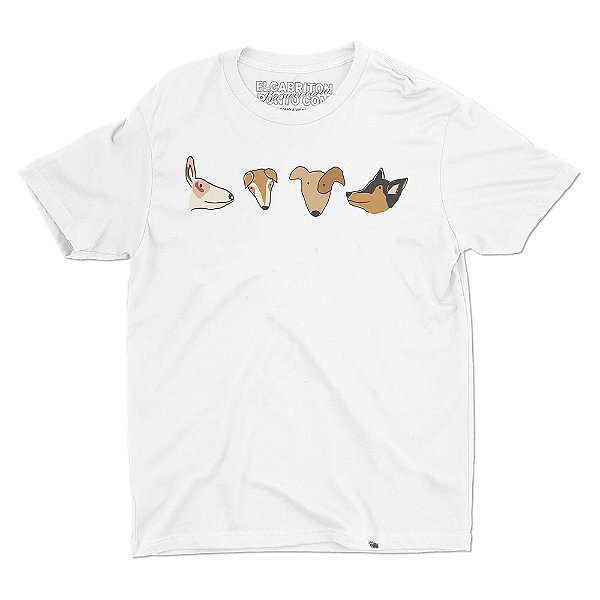 Cachorrinhos de Respiro Cerâmica - Camiseta Basicona Unissex