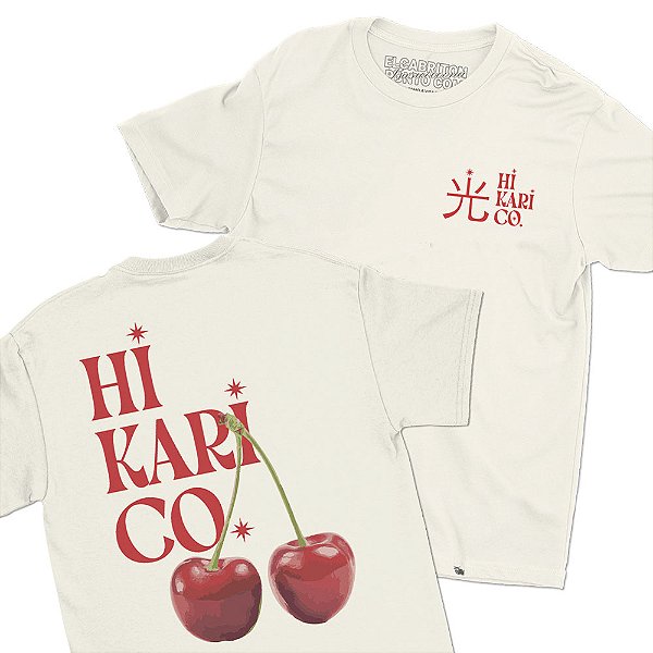 El Cabriton & Hikari Co. - FRENTE e COSTAS - Camiseta Basicona Unissex