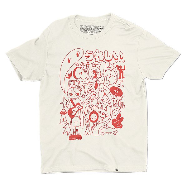 Estampa de JINOHUL - Camiseta Basicona Unissex