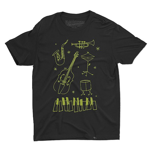 JAZZ - LUDE VILARINHOS - Camiseta Basicona Unissex