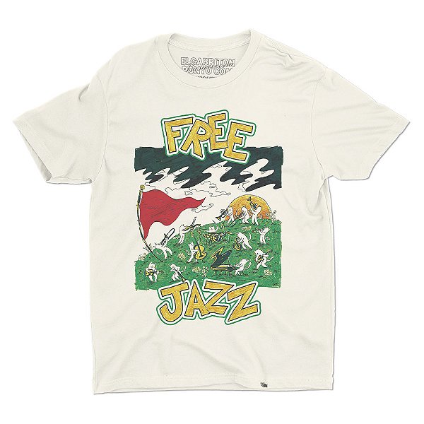 FREE JAZZ - Camiseta Basicona Unissex