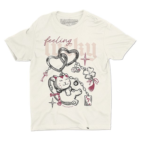Feeling Lucky de 2 Hearts Club  - Camiseta Basicona Unissex