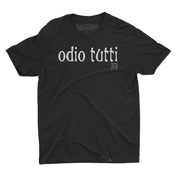 Odio Tutti - Camiseta Basicona Unissex