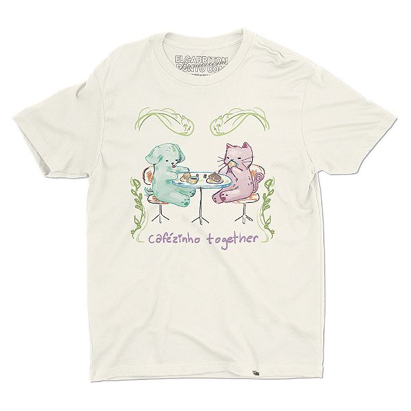 Cafézinho Together - Camiseta Basicona Unissex