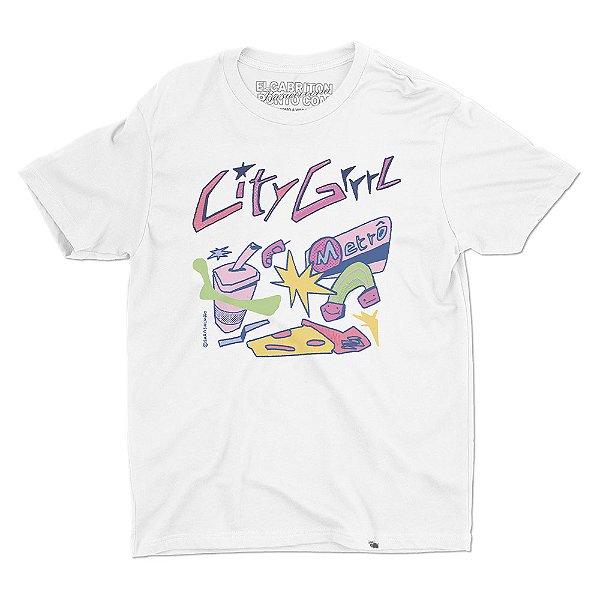 City Grrrlz - Camiseta Basicona Unissex
