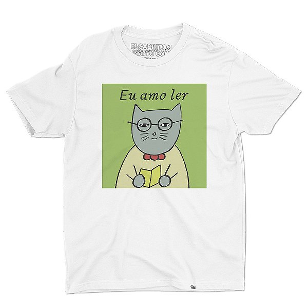 Eu Amo Ler - Camiseta Basicona Unissex