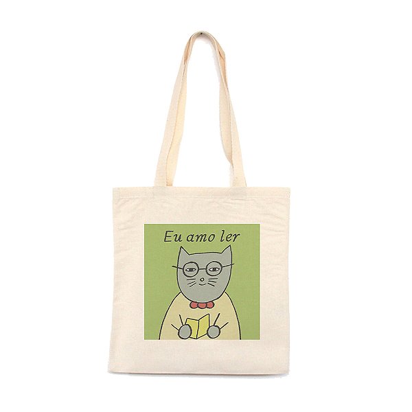 Eu Amo Ler - Bolsa de Lona