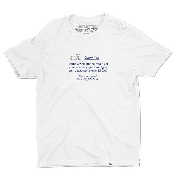 Baby Cat de Gambriel - Camiseta Basicona Unissex