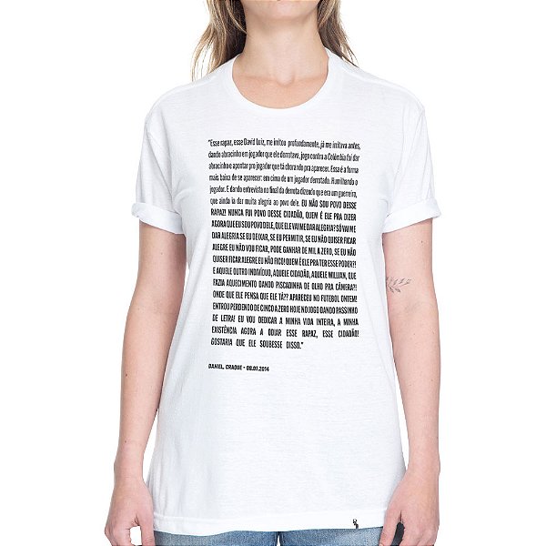 Esse Rapaz de Craque Daniel - Camiseta Basicona Unissex