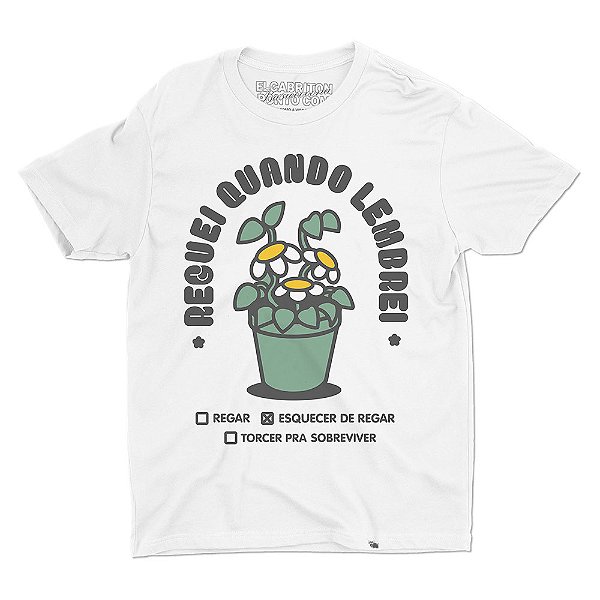 PLANTINHA SOBREVIVENTE - Camiseta Basicona Unissex