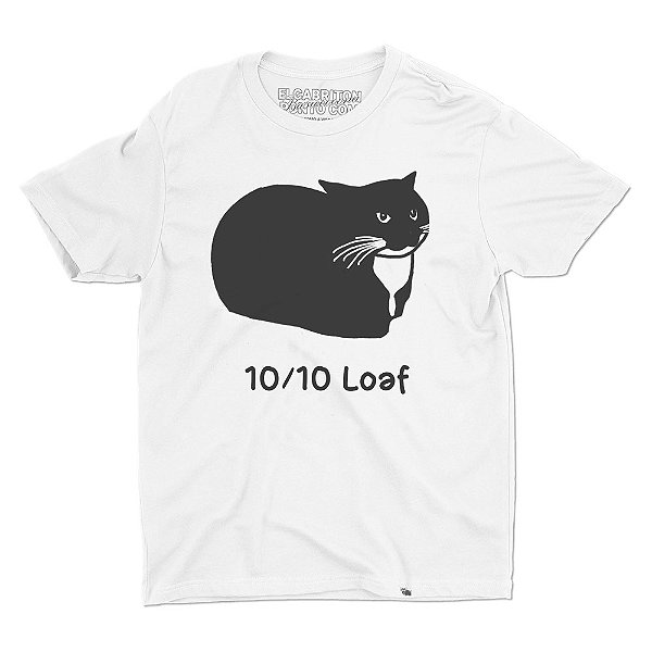 Gato Loaf de Estevão Simonka - Camiseta Basicona Unissex