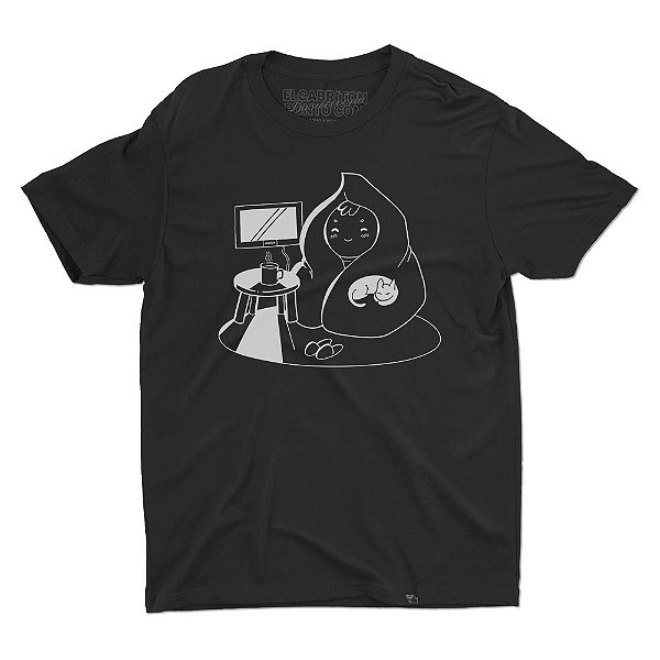 Prefiro Ficar em Casa  - Camiseta Basicona Unissex