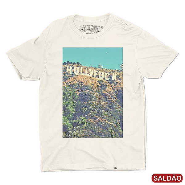 Hollyfuck - Camiseta Basicona Unissex-Saldão