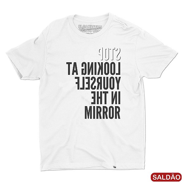 Mirror - Camiseta Basicona Unissex-Saldão