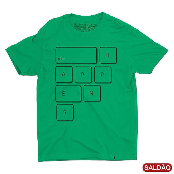 Shift Happens - Camiseta Basicona Unissex-Saldão